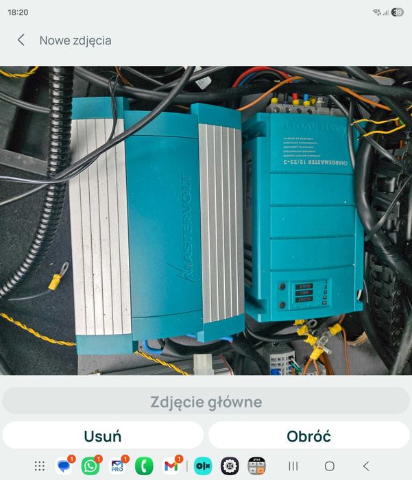 ładowarka dla dwóch akumulatorów kamper, karetka MASTERVOLT
