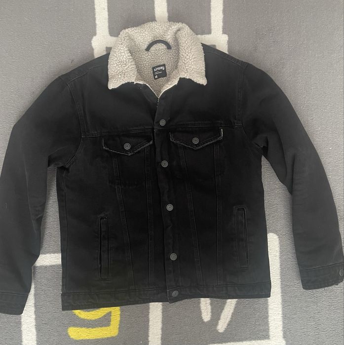 Kurtka ocieplana Jeansowa męska M