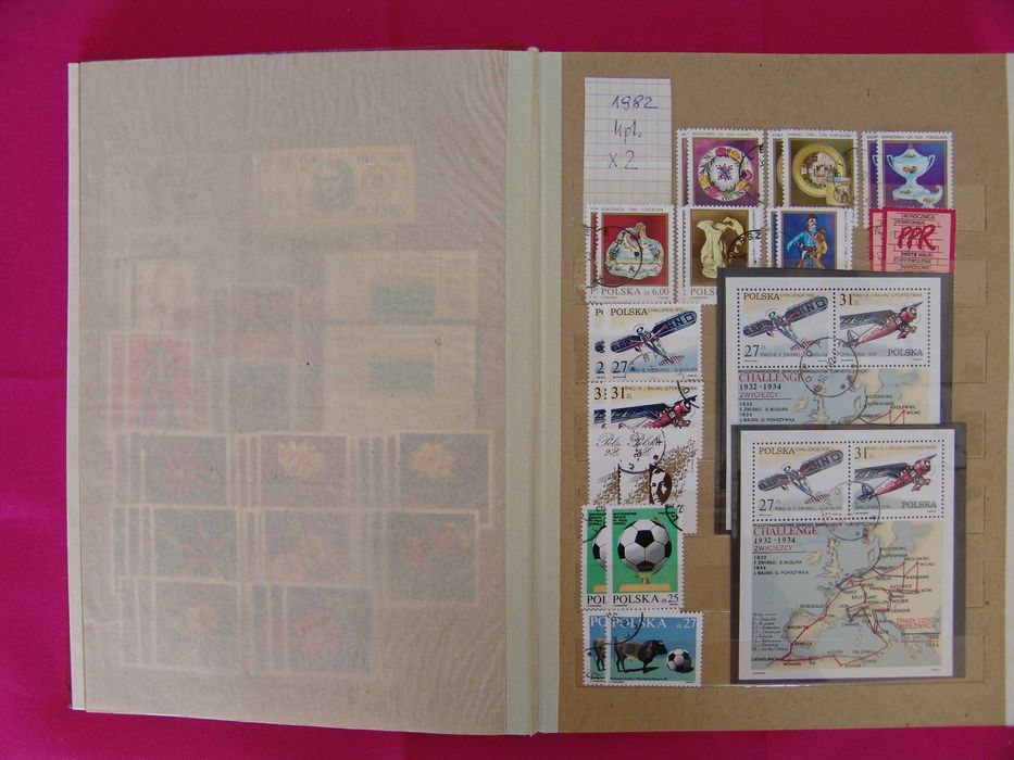 3 klasery – polskie znaczki kasowane w idealnym stanie