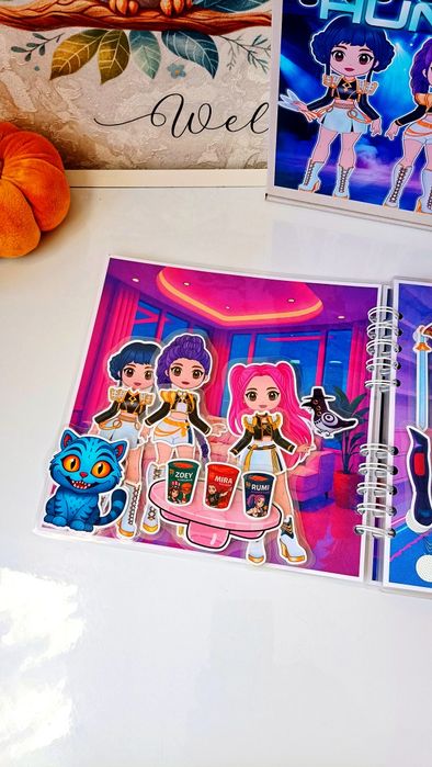 Альбом на липучках K- POP Ляльки