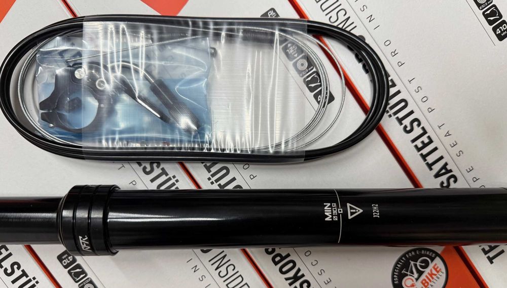 Sztyca podsiodłowa 30,9 Cube RFR 125mm wewnetrzne prowadzenie Giant Spec wspornik siodełka regulowany kross myk myk manetka pancerz linka