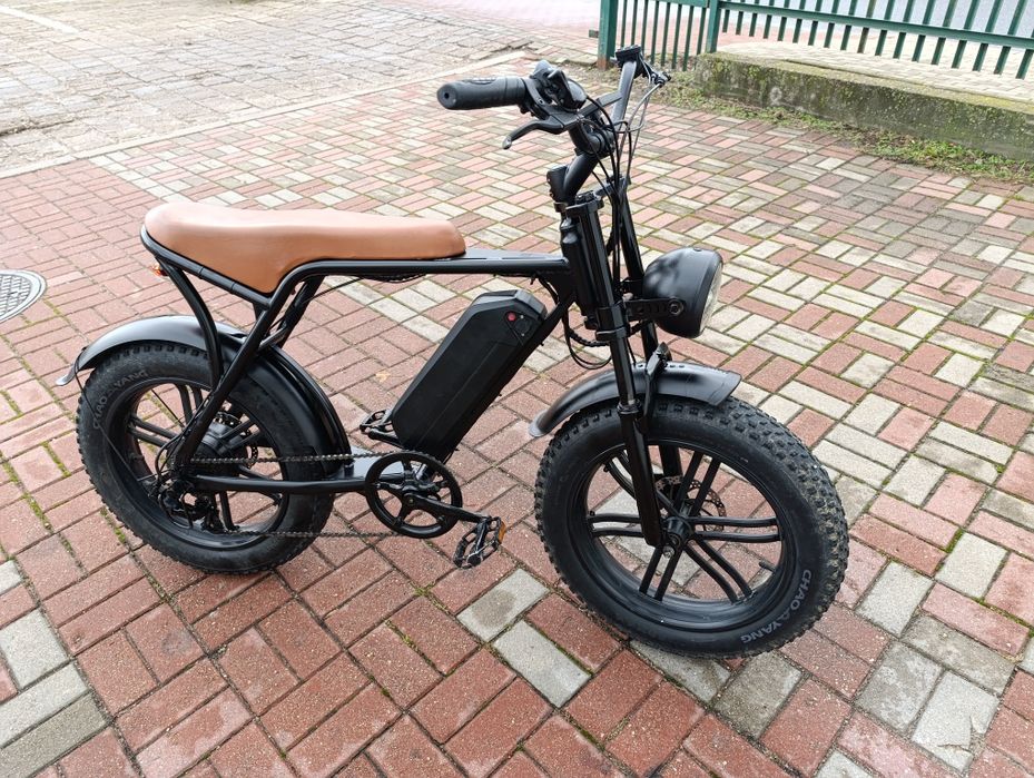 Rower elektryczny Fatbike manetka