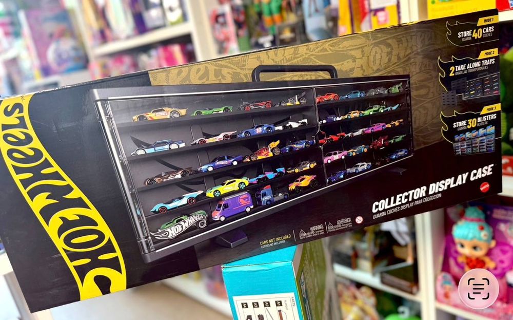 Великий портативний кейс для колекції машинок Hot Wheels