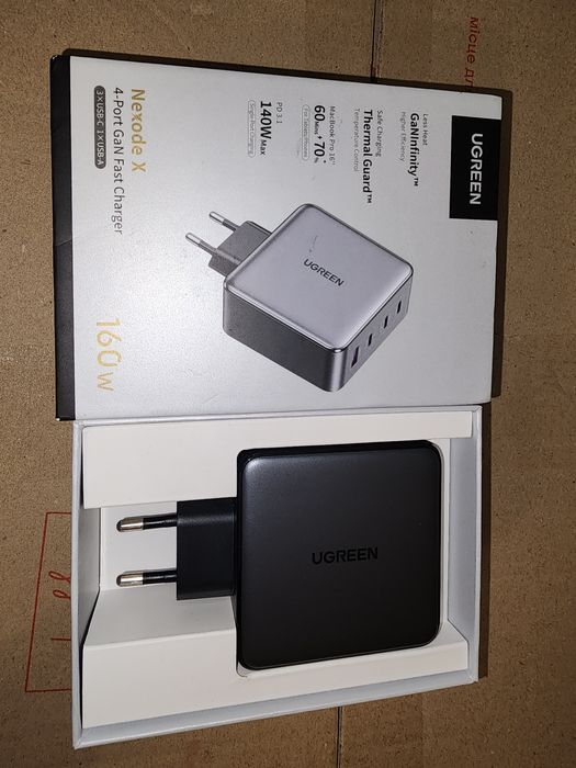 Зарядка Ugreen 160W Nexode X нова зарядка