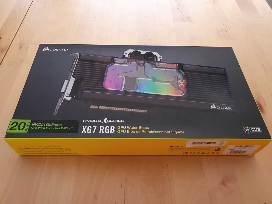 Bloco de água / Water Block CORSAIR Hydro X Series XG7 RTX 2070 - ARGB