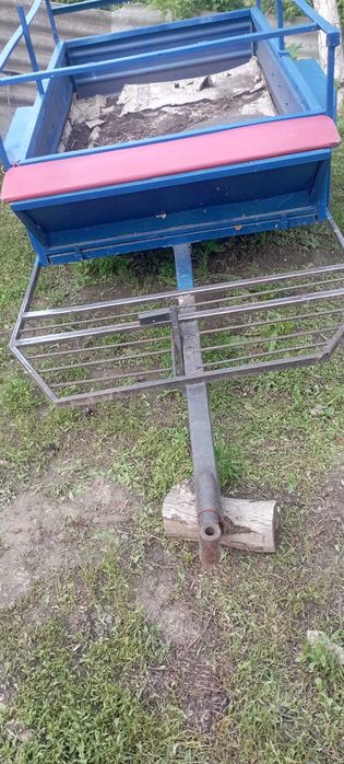 Зубр мотоблок,прицеп,все в комплекті