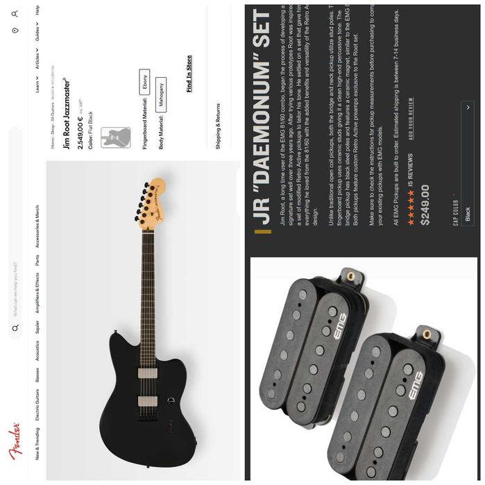 Электрогитара Jim Root Jazzmaster (Made in USA)