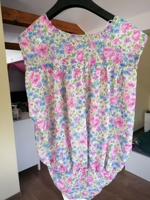 Bluzka body w kwiaty Zara M