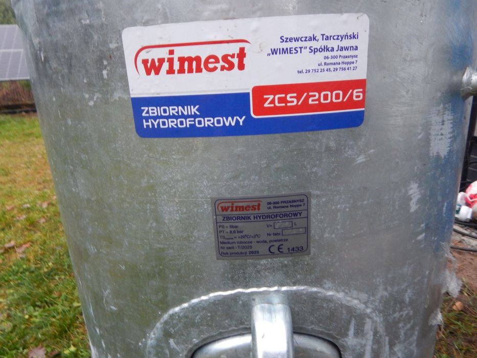 Zbiornik ocynkowany 200l