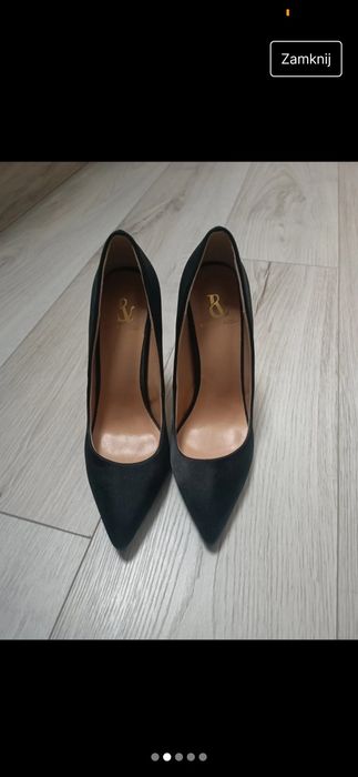 Szpilki na ozdobnym obcasie 36