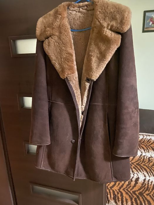 Kozuch meski nowy w kolorze brazowym