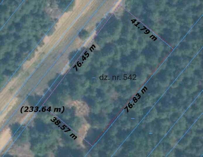 sprzedam działkę 3 118 m² - Widok 2