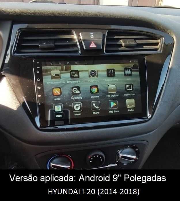 (NOVO) Rádio 2DIN • HYUNDAI i-20 • (2009 a 2018) • Android i20 4+64GB