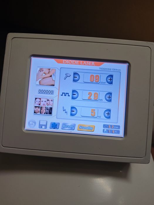 Máquina Depilação Laser Tripla Onda
