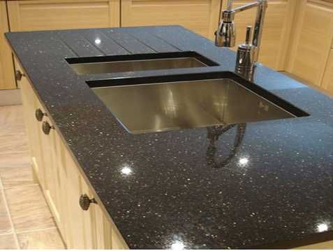 Blaty kuchenne i łazienkowe czarny granit GALAXY BLACK gr.3cm
