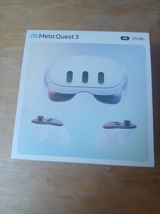 Meta Quest 3 512 GB - nowe, oryginalne gogle VR + akcesoria