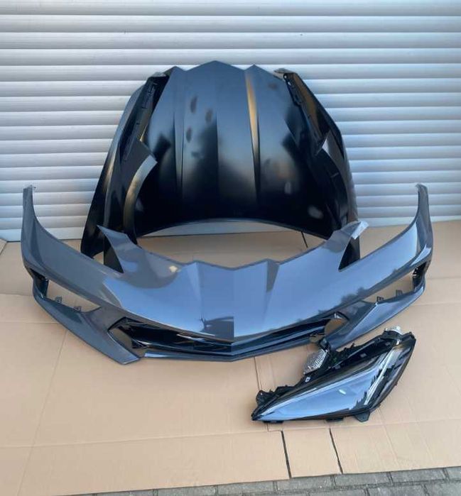 Бампер капот крыло фары комплект Chevrolet Corvette C7 C8 Разборка