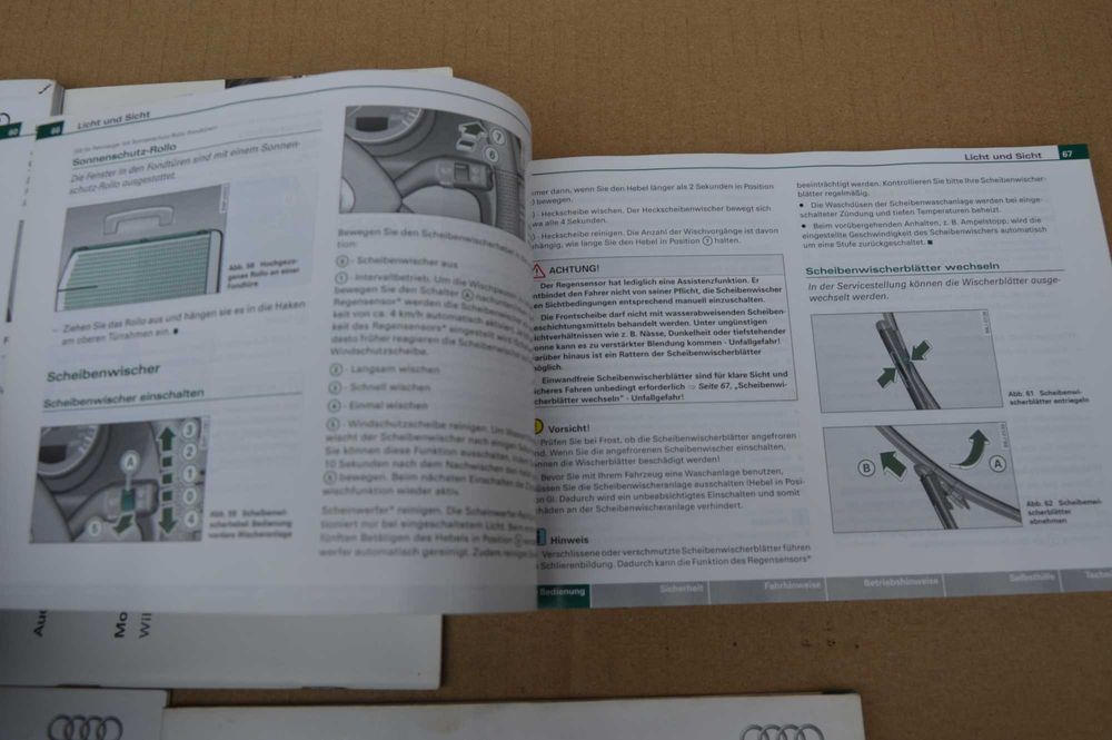 Audi A3 Sportback '08r INSTRUKCJA obslugi etui