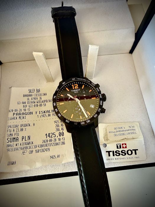 Zegarek męski Tissot Quickster Chronograph T095.417.36.057.00