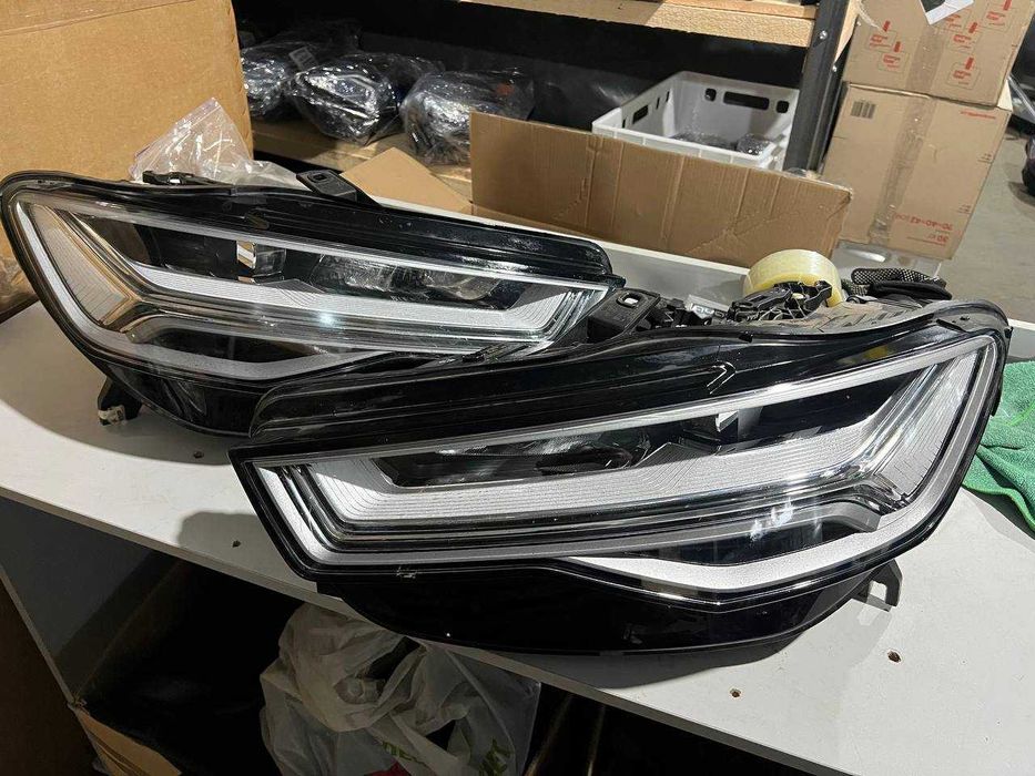 Фари Audi A6 C7 Full LED Фары  фул Лед Ауді А6 Ц7 Фонари Ауди А 6 Фара