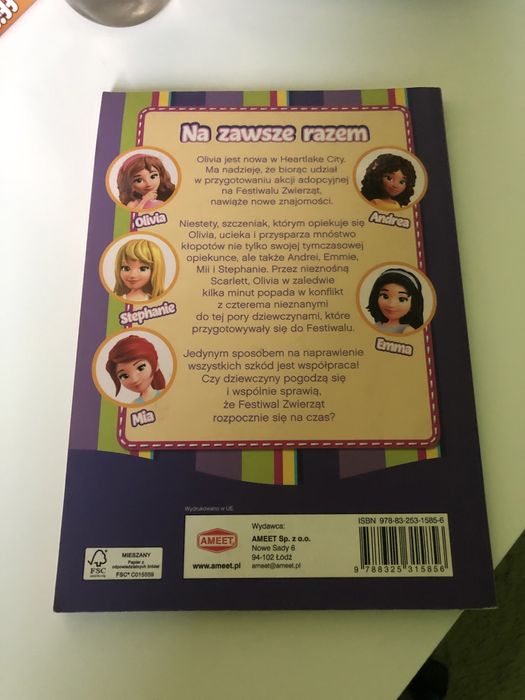 Książka dla dzieci „Lego Friends”