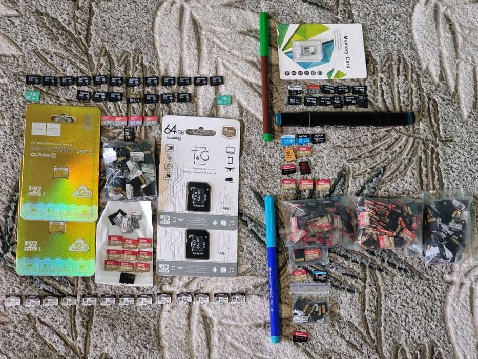 Карты памяти MicroSD 16-64 гб 4 10 u1 u3 v30