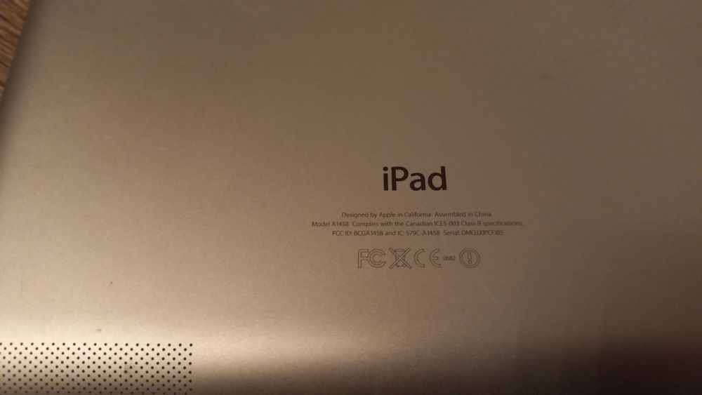 Apple iPad 4. generacji A1458 kondycja baterii 81%
