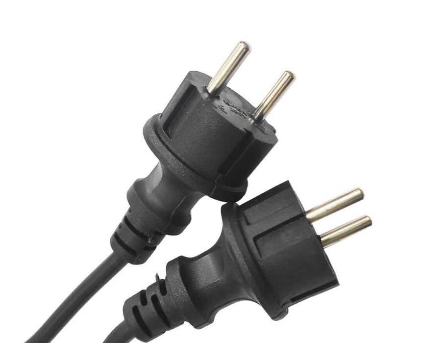 Шнур для генератора, подовжувач з двома литими вилками