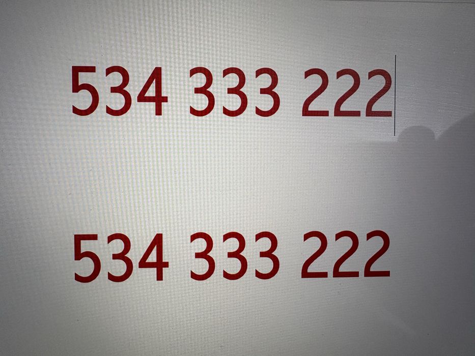 Numer telefonu 534. 333.  222 w sieci orange na kartę...Vat23%