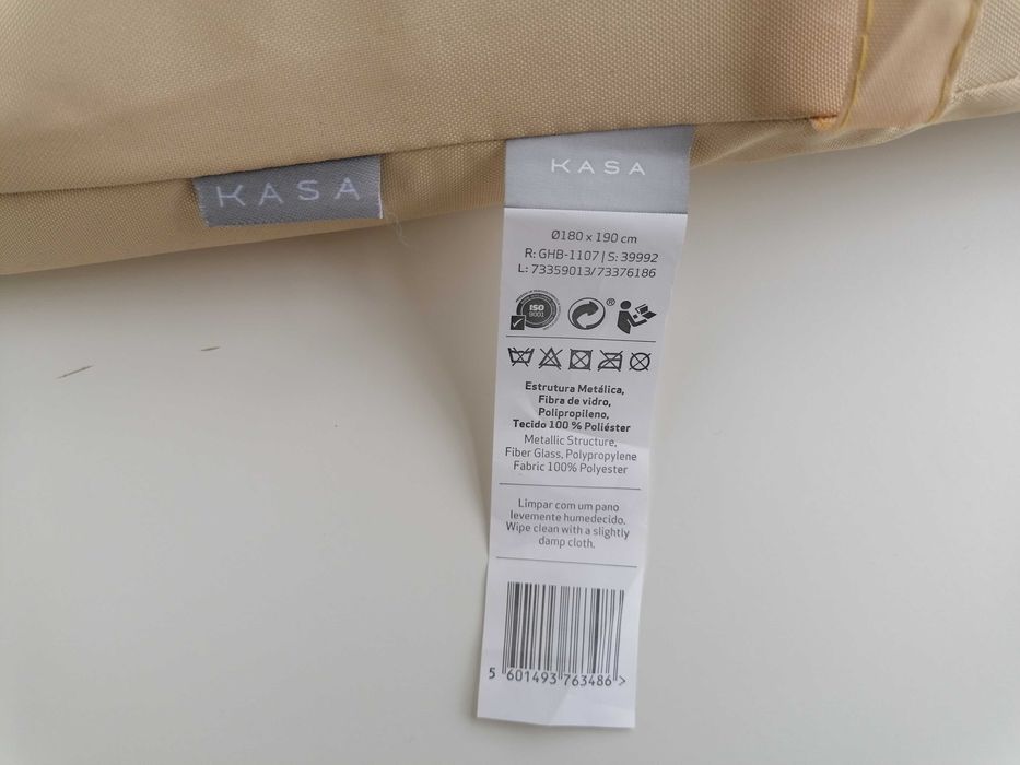 Guarda-Sol de Praia / chapéu de sol com Rosca Aluminio 200cm