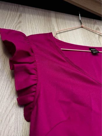 Vestido SHEIN bordô