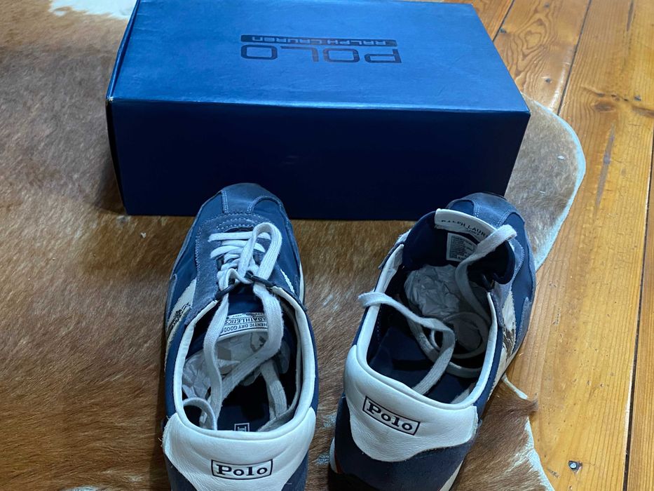 Ténis Ralph Lauren Polo com caixa 45