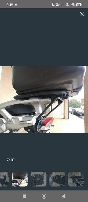 BMW top case e suporte
