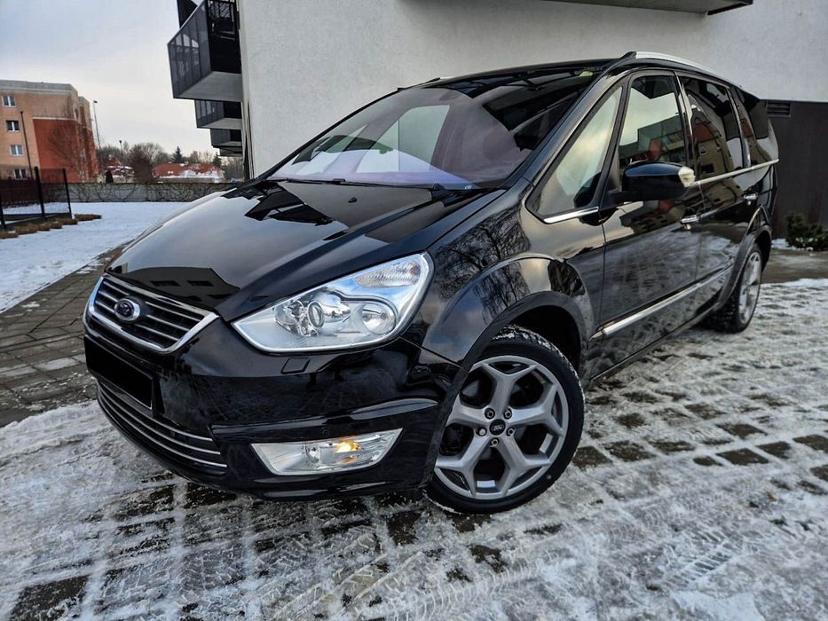 Ford Galaxy ŚLICZNY 7osób+alu18+Xenon+SKÓRA+keylessGO+HAK+GHIA+podg.fotele+szyba+