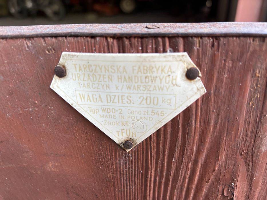 Waga gospodarcz max 200kg Zabytek