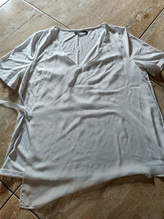 Bluzka biała damska Mohito, rozmiar L.