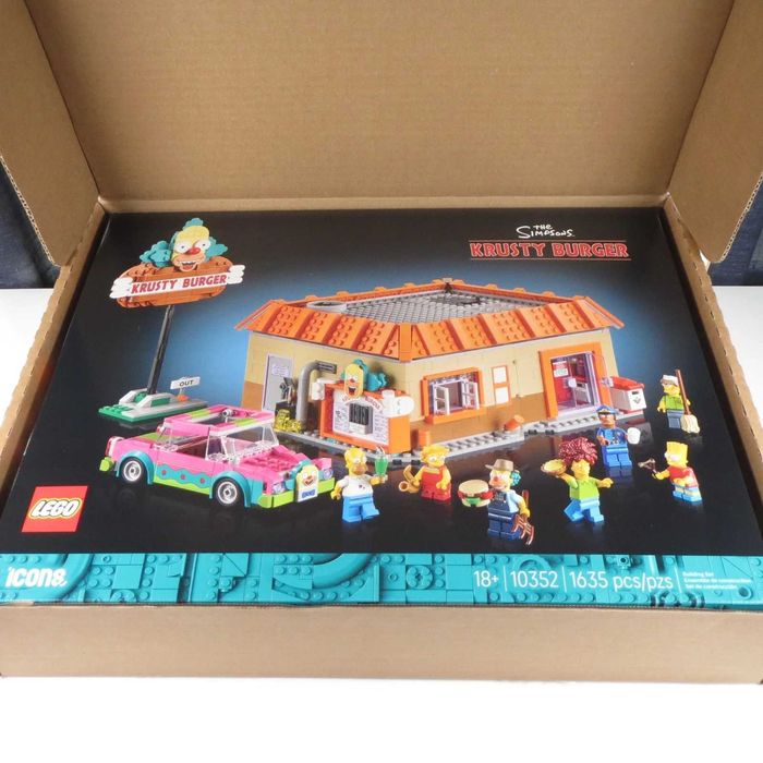 LEGO 10352 The Simpsons Krusty Burger Klocki Nowe Oryginalne Okazja