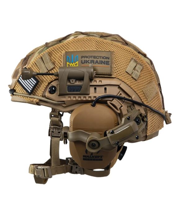 Балістичний військовий шолом FAST Helmet NIJ IIIA каска захисна койот