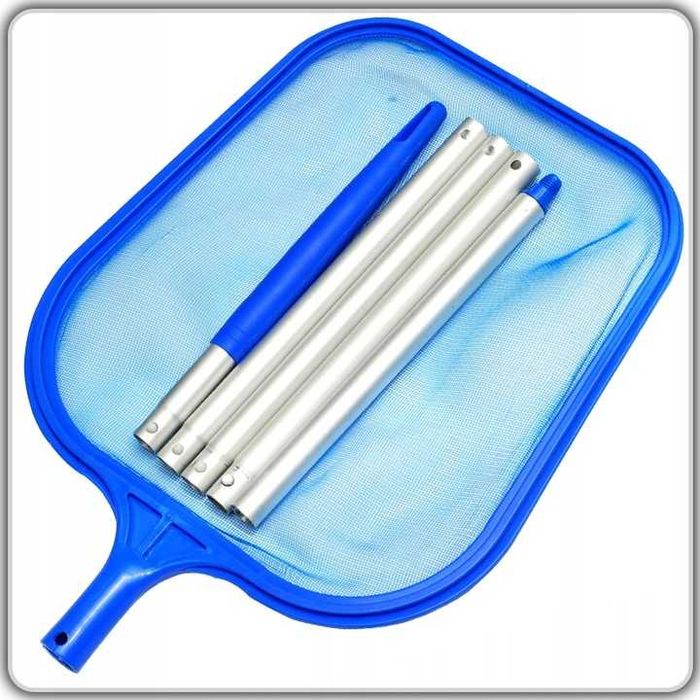 Podbierak zbierak siatka do czyszczenia basenu jacuzzi + kij