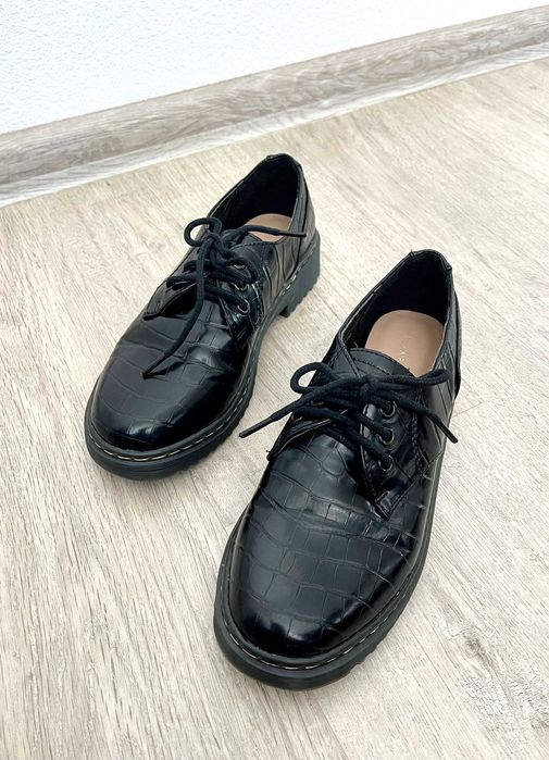 Жіночі шкіряні туфлі-дербі (оксфорди) PAPAYA 37 розмір (23,5 см)