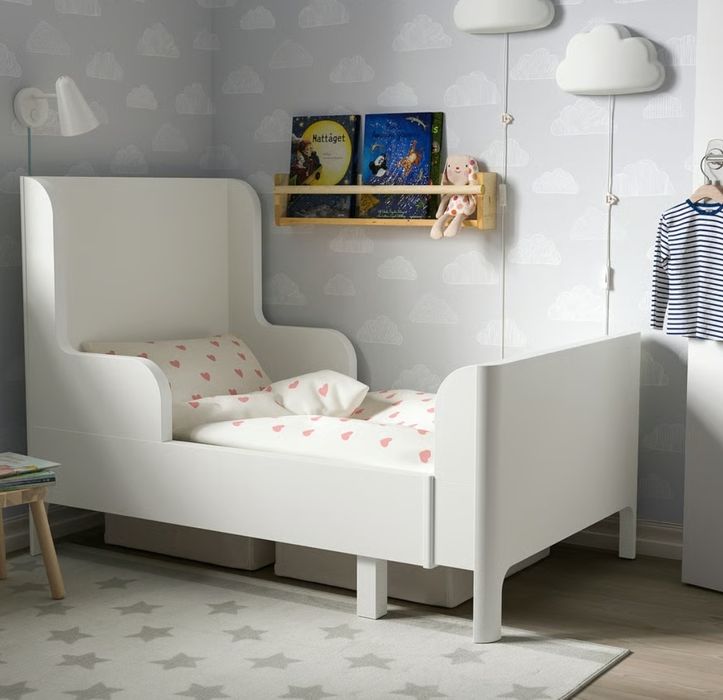 Cama BUSUNGE Ikea criança + colchão