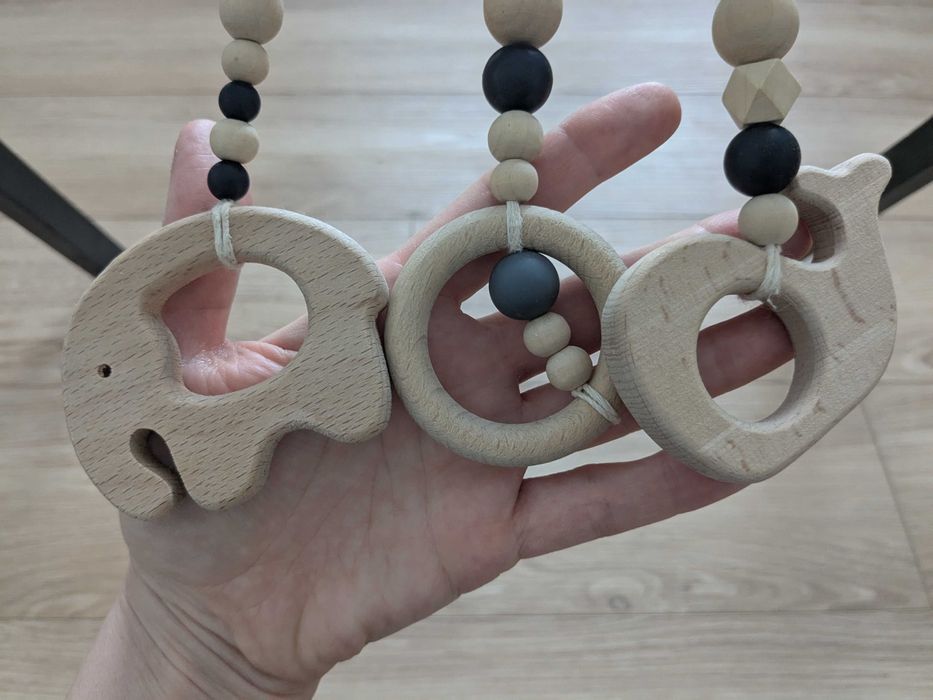 Babygym stojak drewniany