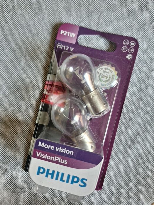 2 Lâmpadas Philips P21W 12V
