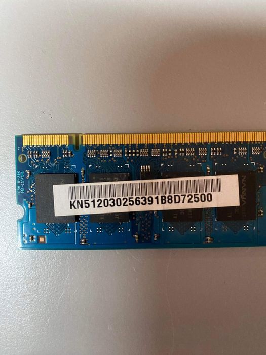Оперативна памʼять ноутбук 1Gb DDR 2
