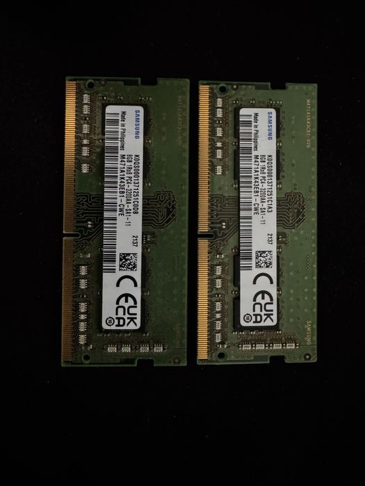 Pamięć Samsung (2x8gb) 3200 Laptop