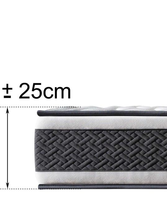 Cama casal completa com colchão 140x200 nova