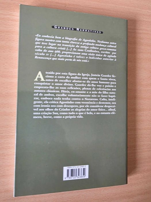 Livro "A Vida É Breve" de Jostein Gaarder