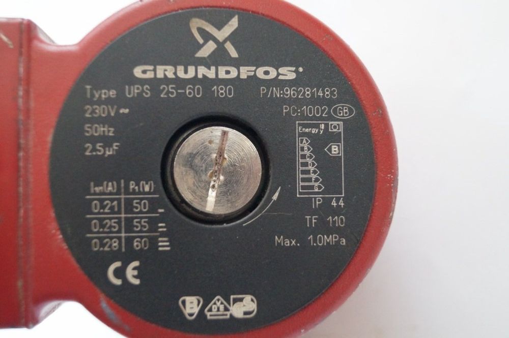 pompa c.o. grundfos ups 25-60 rozstaw 180 +gwarancja