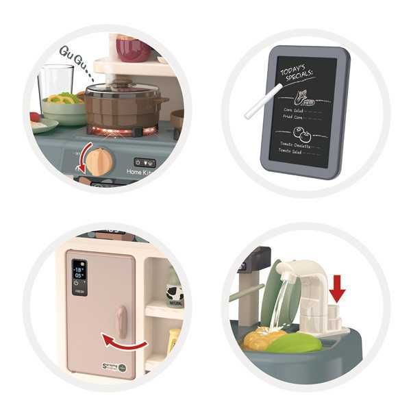 Дитяча ігрова кухня Modern Kitchen з водою, парою, 42 предметів