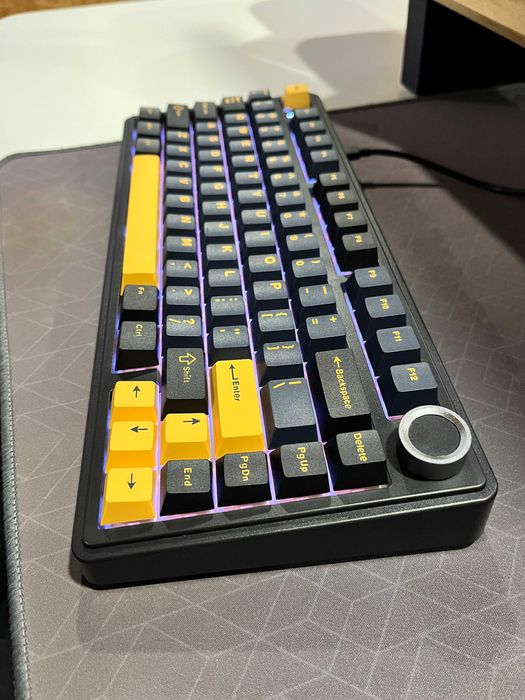 Teclado Mecânico Aula F75 - Crescent Switches (Hotswap / Wireless ...